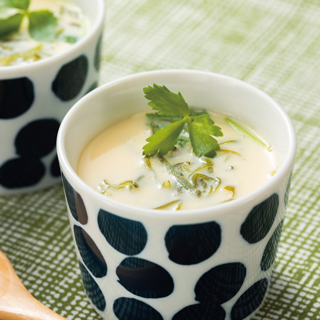 めかぶの茶碗蒸し