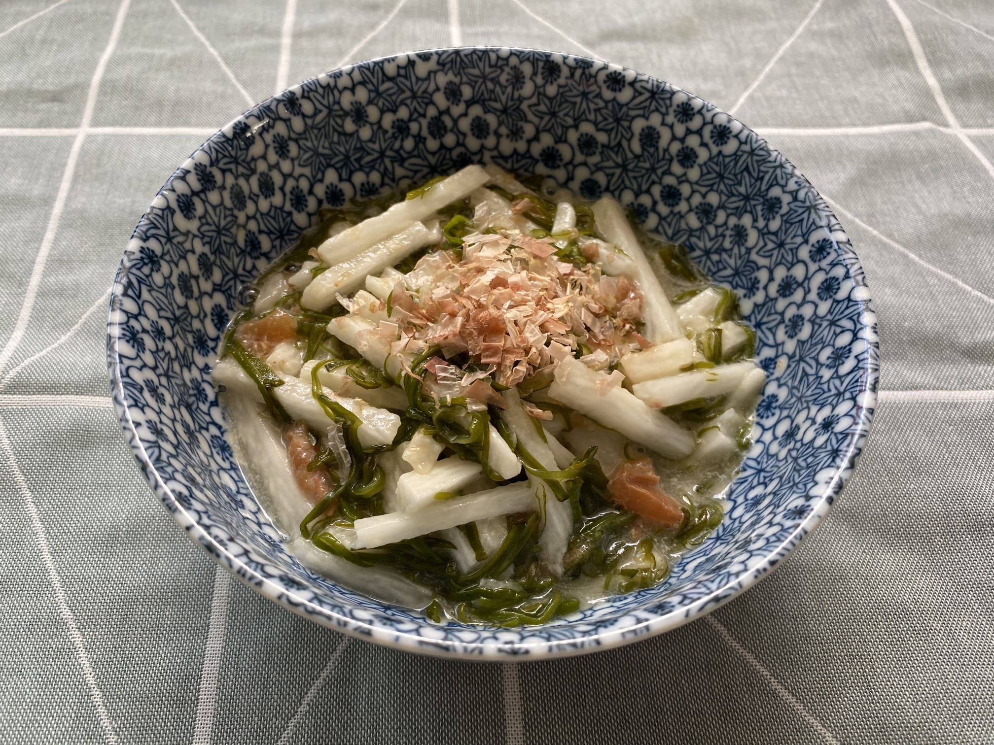 長芋とめかぶの梅あえ